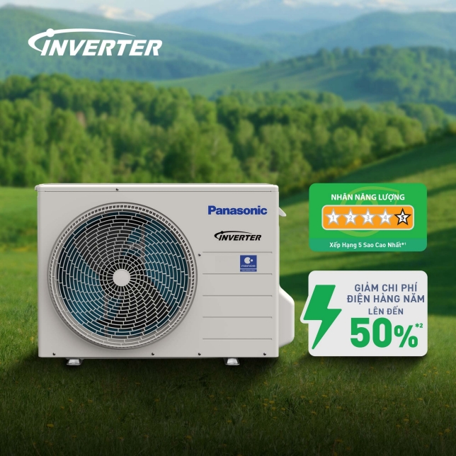 Điều hòa Panasonic RU18CKH-8BD 18000BTU công suất lớn, làm lạnh nhanh chóng, hiệu quả cho không gian rộng 