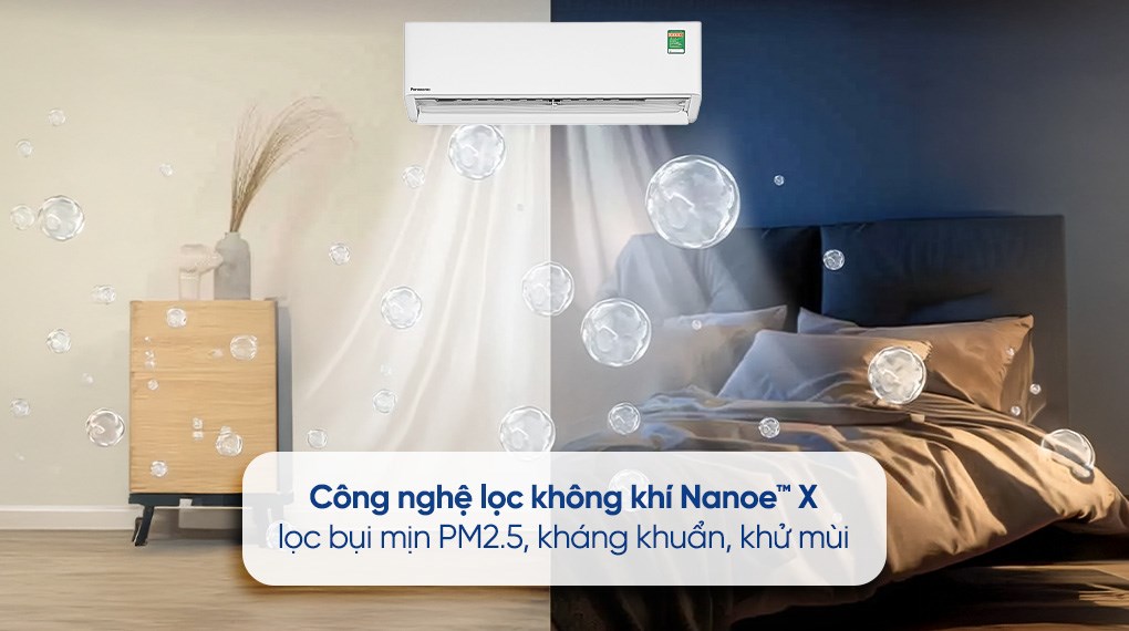 Điều hòa Panasonic U18BKH-8 18000BTU đem đến không gian sống mát mẻ, trong lành an toàn cho sức khỏe người dùng
