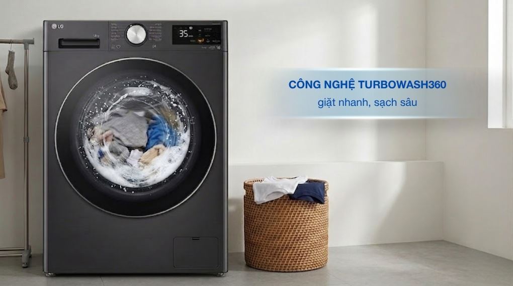 Máy giặt LG FX1413S5G 13kg giặt sạch hiệu quả, đánh bay vết bẩn cứng đầu