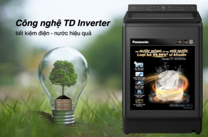 Máy giặt Panasonic 12.5kg NA-FD125V4BV: Giải pháp giặt giũ cho gia đình đông người