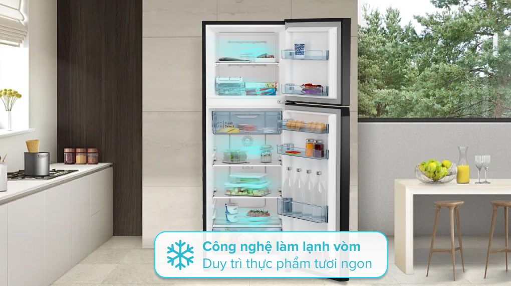 Tủ lạnh Hitachi HRTN5255MFUVN 240 lít bảo quản thực phẩm hiệu quả, giữ hương vị tươi ngon