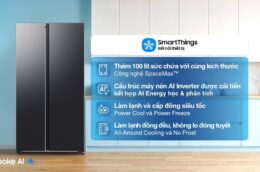 Tủ lạnh Samsung RS70F65Q3FSV 655 Lít: Không gian lưu trữ rộng, bảo quản thực phẩm hiệu quả
