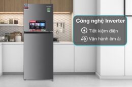 Tủ lạnh Sharp SJ-X215V-SL 215 lít: Bảo quản thực  phẩm hiệu quả, giá thành phải chăng