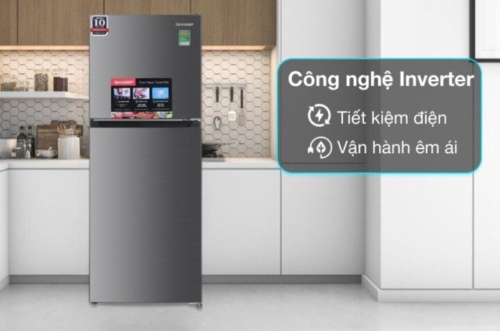 Tủ lạnh Sharp SJ-X215V-SL 215 lít: Bảo quản thực  phẩm hiệu quả, giá thành phải chăng