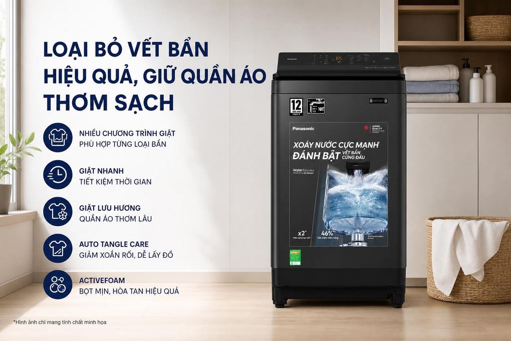 Máy Giặt Panasonic NA-FJ115X1 Inverter 11.5Kg