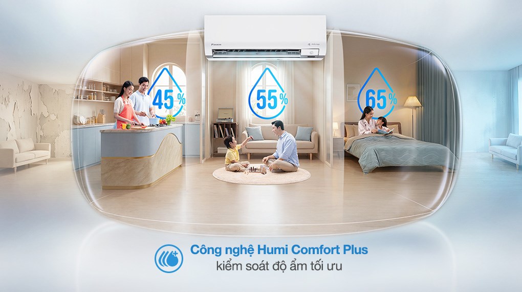 Điều hòa Daikin FTKM50AVMV 18000BTU trang bị công nghệ lọc không khí, bảo vệ sức khỏe người dùng