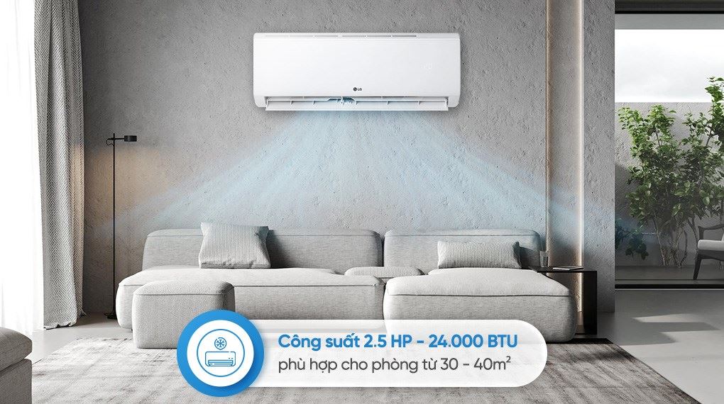 Đánh giá khả năng làm mát của điều hòa LG IFC24M1 24000BTU