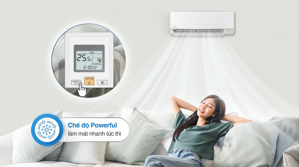 Đánh giá khả năng làm mát của điều hòa Panasonic CS-RU9CKH-8D 9000BTU