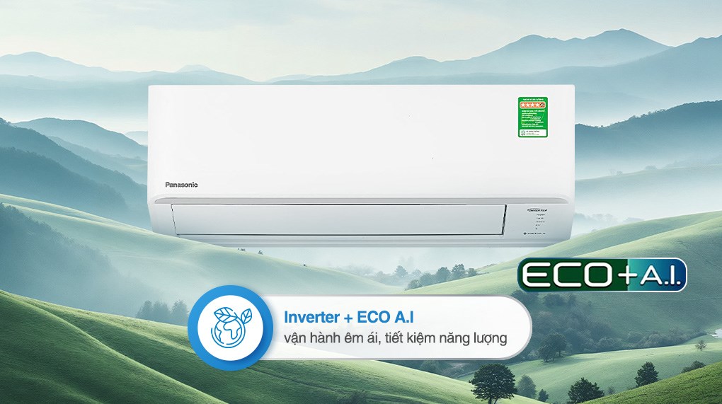 Điều hòa Panasonic 9000BTU RU9CKH-8D được đánh giá cao về khả năng tiết kiệm điện