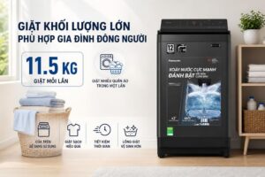 Máy Giặt Panasonic NA-FJ115X1 Inverter 11.5Kg