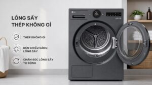 Máy Sấy Quần Áo LG RX12VHP3K Inverter 12Kg