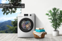 Khám phá máy giặt Casper WF-D8VWR1 8Kg: Giặt sạch quần áo, tối ưu chi phí