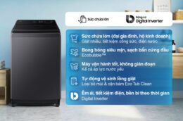Máy giặt Samsung WA40F17E7CSV 17kg: Ưu điểm vượt trội, nhược điểm cần cân nhắc