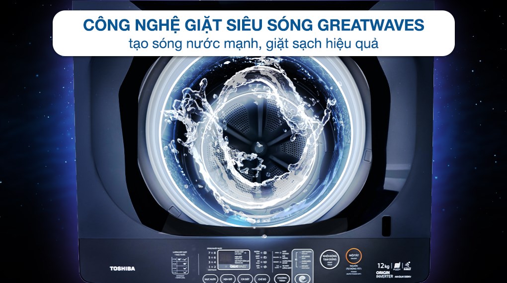 Máy giặt Toshiba AW-DUK1300KV(MK) 12Kg công nghệ giặt hiện đại