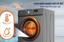 Máy sấy Casper 9Kg TD-E9VG1: Sấy quần áo tiện lợi, tiết kiệm thời gian