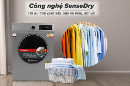Tìm hiểu ưu điểm và hạn chế của máy sấy Toshiba 7kg TD-H80SEV(SK)