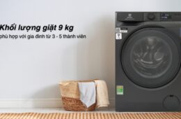 TOP 3 mẫu máy giặt 9kg Inverter cho gia đình dưới 5 thành viên