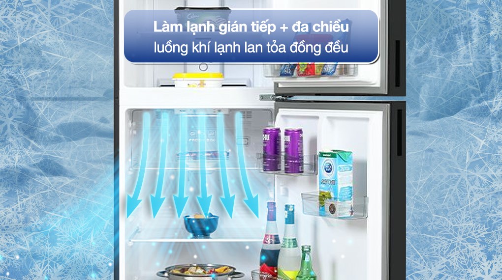 Tủ lạnh Funiki HR T8286GB 286 lít bảo quản thực phẩm hiệu quả nhờ hệ thống làm lạnh hiện đại