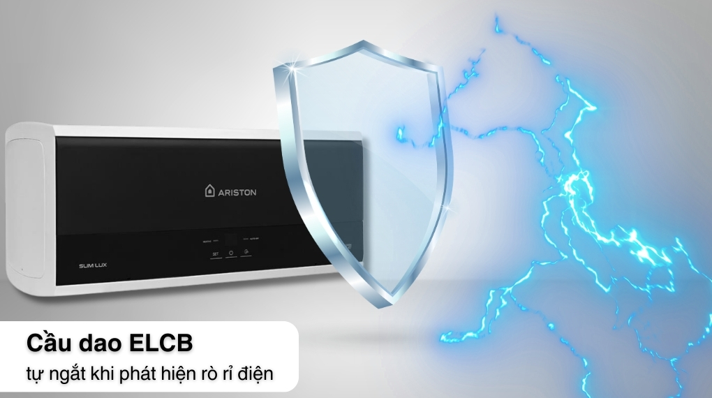 bình nóng lạnh Ariston SLIM3 30 LUX an toàn khi sử dụng