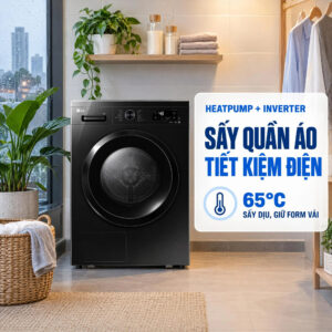Máy Sấy Quần Áo LG RB09NHP5O Inverter 9Kg