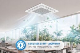 Điều hòa âm trần Gree GCC24S6I/GMC24S6I: Lựa chọn lý tưởng cho văn phòng, cửa hàng