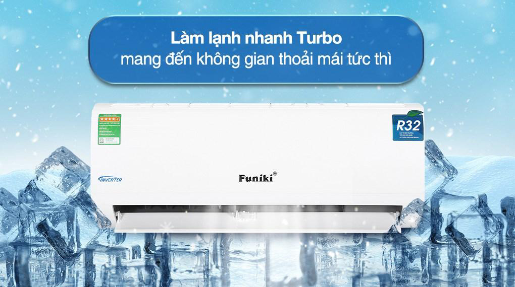 Điều hòa Funiki HIC09TMU 9000BTU làm mát nhanh chóng, mang lại không gian dễ chịu
