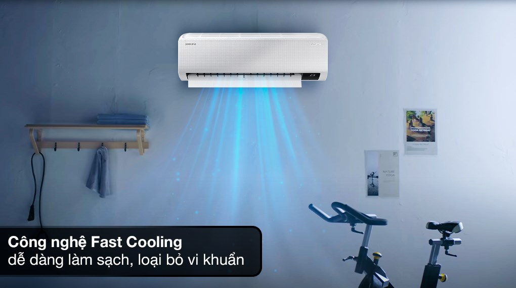 Điều hòa Samsung AR18CYFCAWK 18000BTU công suất lớn, làm mát nhanh chóng