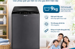 Tìm kiếm máy giặt 9kg giá rẻ, chọn ngay máy giặt Casper 9Kg WT-E9NGR21