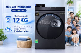 Máy giặt Panasonic NA-24VDW1 12kg: Trợ thủ đắc lực cho nhu cầu giặt giũ số lượng lớn