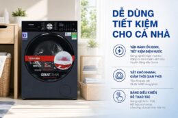 Những lý do khiến máy giặt Toshiba 11Kg TW-T33B120UWV(MK) được ưa chuộng