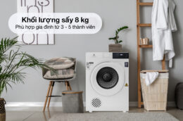 Máy sấy Electrolux 8kg EDV804H3WC: Ưu điểm và hạn chế cần cân nhắc trước khi chọn mua