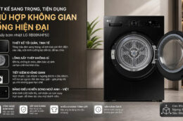 Máy sấy LG RB09NHP5O 9kg: Thiết kế cao cấp, sấy quần áo hiệu quả