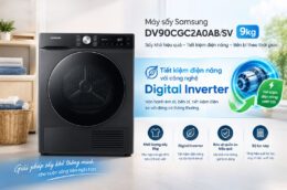 3 lý do nên chọn máy sấy Samsung DV90CGC2A0AB/SV 9kg