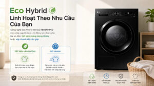 Máy Sấy Quần Áo LG RB09NHP5O Inverter 9Kg