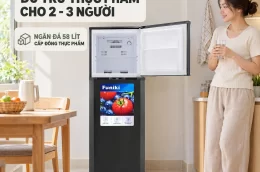 Khám phá tủ lạnh Funiki HR T8209TDG 2 cánh: Lựa chọn tiết kiệm cho gia đình