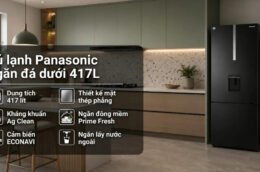 Tủ lạnh Panasonic NR-BX471GPKV Inverter: Thiết kế hiện đại, bảo quản thực phẩm hiệu quả