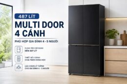 Đánh giá khả năng tiết kiệm điện và bảo quản thực phẩm của tủ lạnh Panasonic NR-XZ550CWKV 487 Lít