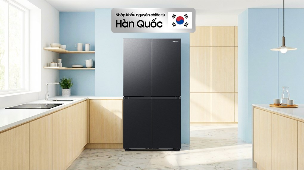 Tủ lạnh Samsung 648 lít RF59C766FB1/SV nâng tầm cho không gian bếp nhờ thiết kế Multi Door sang trọng