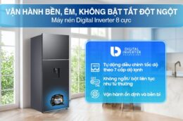Tủ lạnh Samsung 406 lít RT42CG6584B1SV: Làm lạnh tốt, tối ưu chi phí điện năng