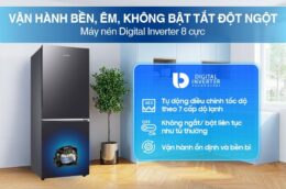 Tủ lạnh Samsung Inverter RB27N4020B1/SV: Giải pháp bảo quản thực phẩm tiện lợi cho gia đình