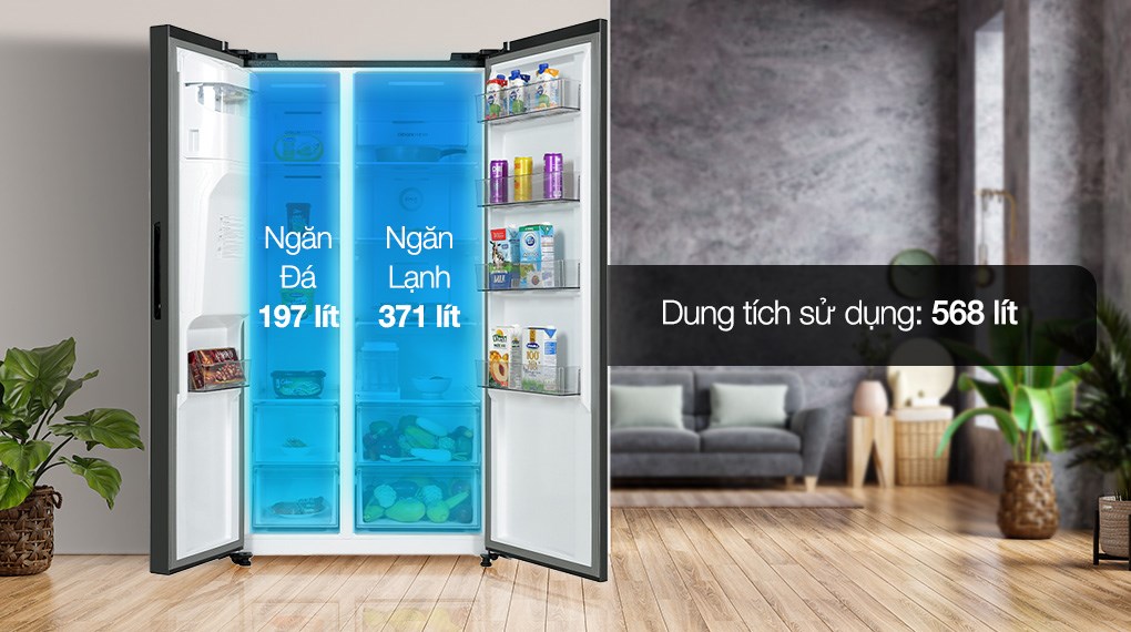 tủ lạnh Toshiba GR-RS755WIA-PGV(22)-XK 568 lít dung tích lớn