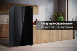 Tủ lạnh Toshiba GR-RS905WIA-PGV(22) 711 lít: Không gian lưu trữ rộng rãi cho gia đình đông người